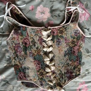 ! SOLD ! Floral Corset
